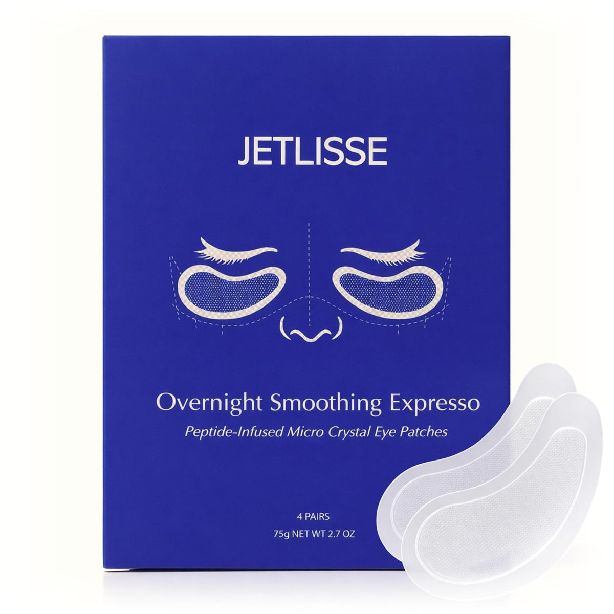 JETLISSE Peptide Dissolving Micro Crystal Eye Patches